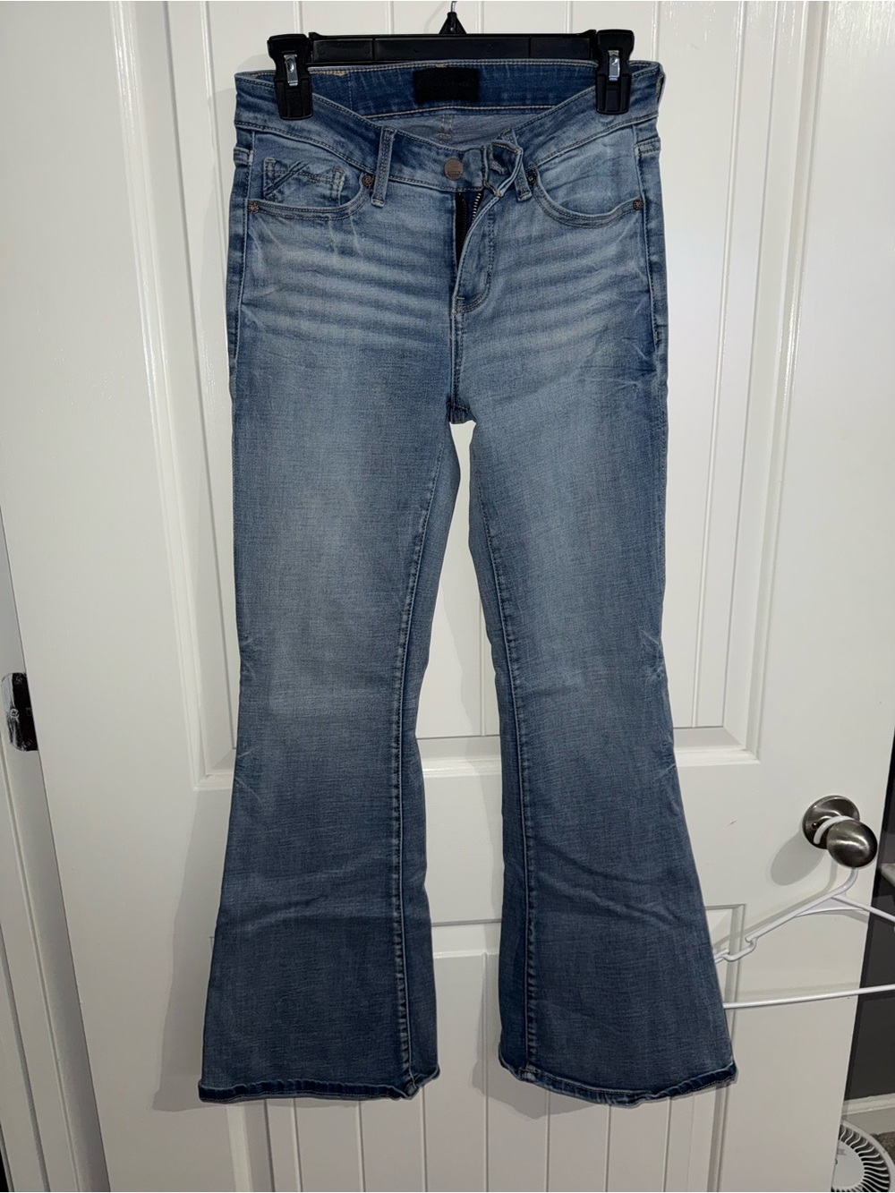 Buckle Flare Jeans